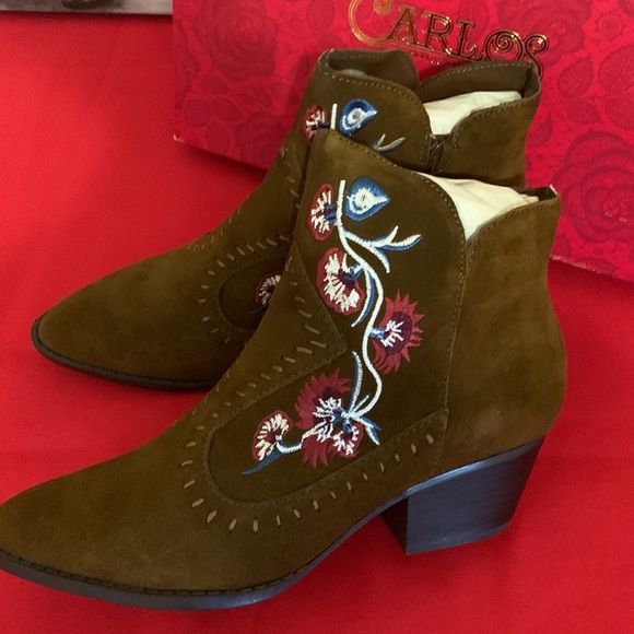 Carlos Santana Shoes - Carlos Santana New Embroidered Boots